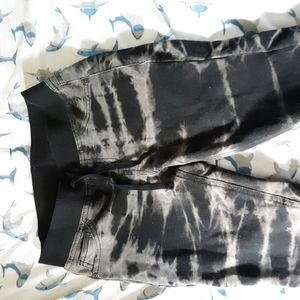 Black, Gray Washed Jeggings